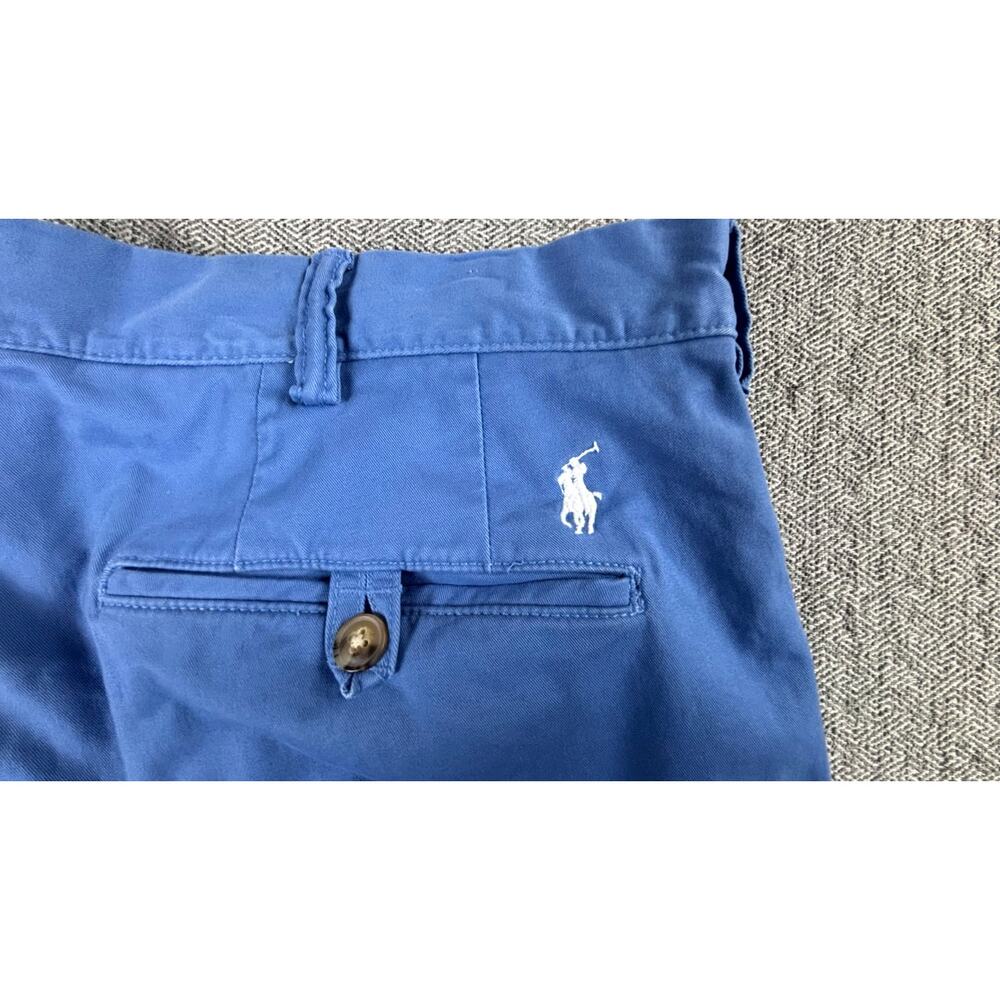 Polo Ralph Lauren Men's Sz 38/30 Blue Chino Pants Trousers Stretch Cotton - Picture 8 of 12